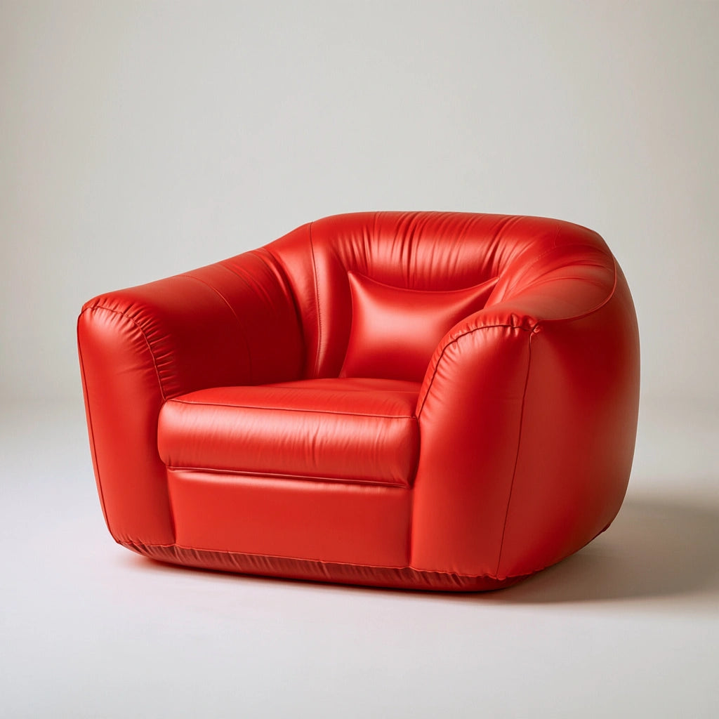 Accentfauteuil, kleur rood
