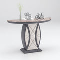 Sidetable voor de hal met marmerlook, kleur grijs