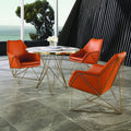Eetkamerset met tafel en stoelen, kleur grijs